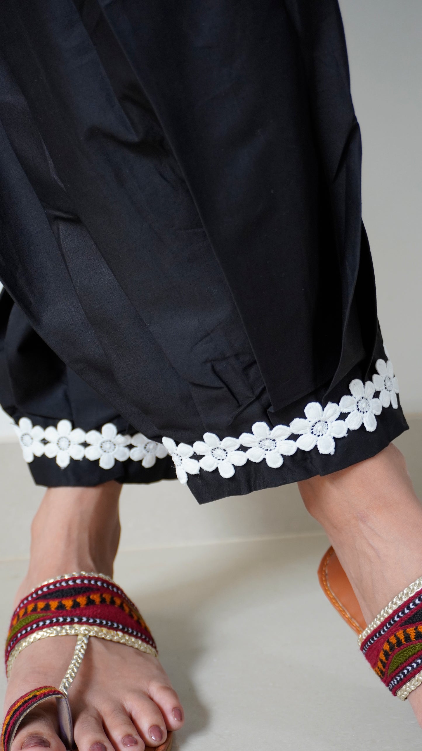 Marjina Shalwar - Black