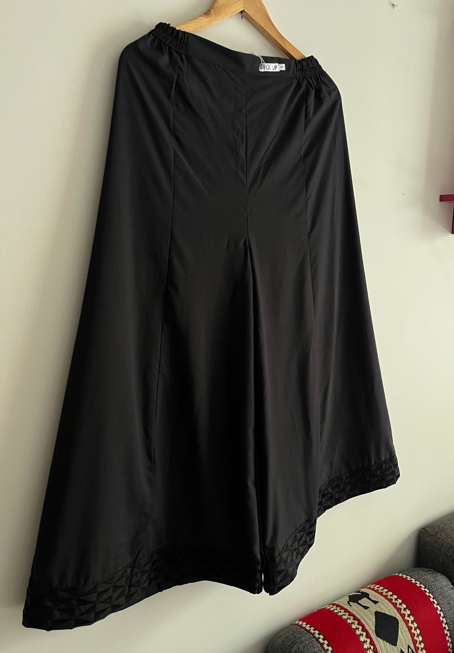 Embroidered Flared Ijaar - Black D#2