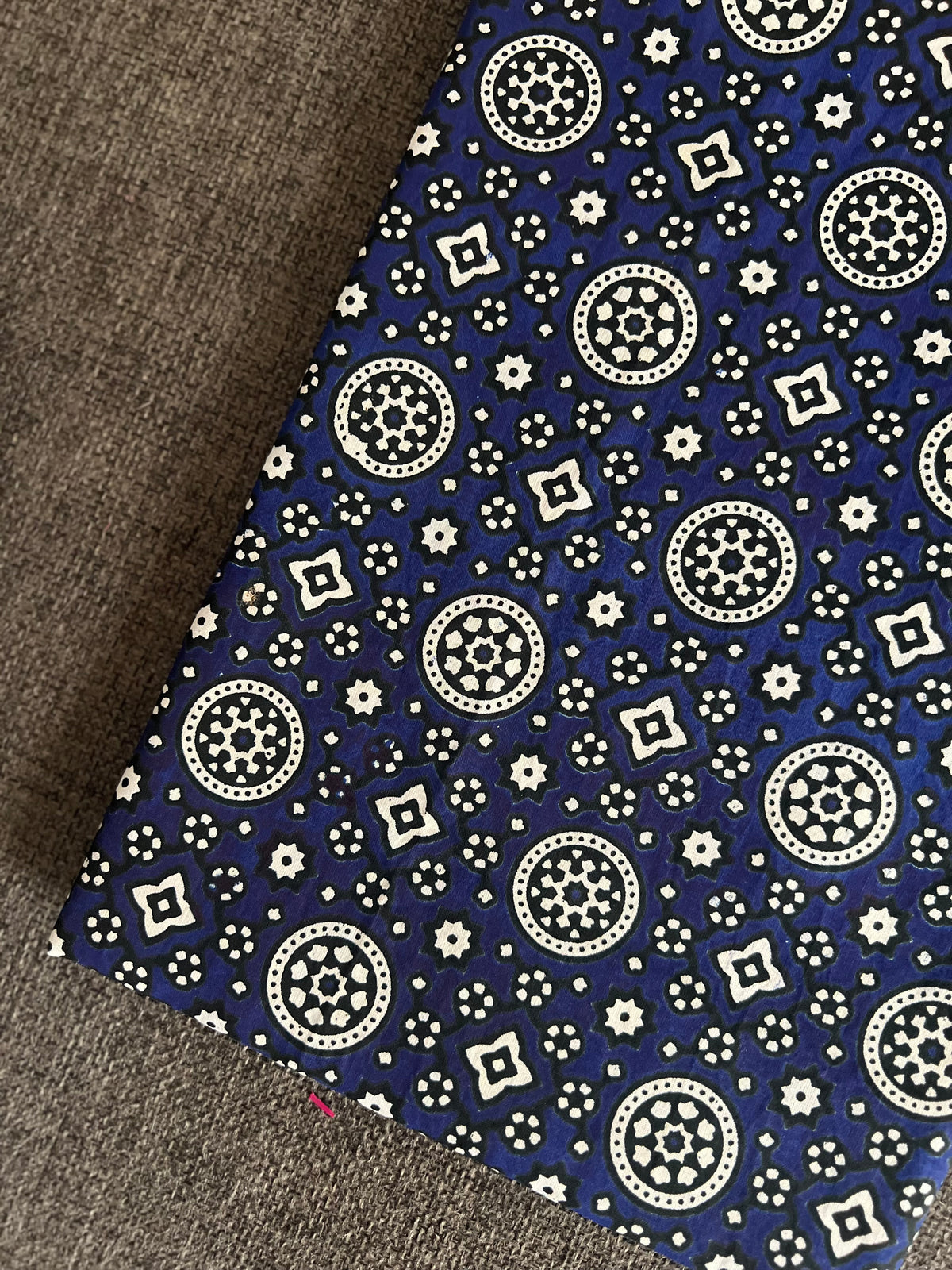 Ajrak Shirt + Scrunchie - Blue