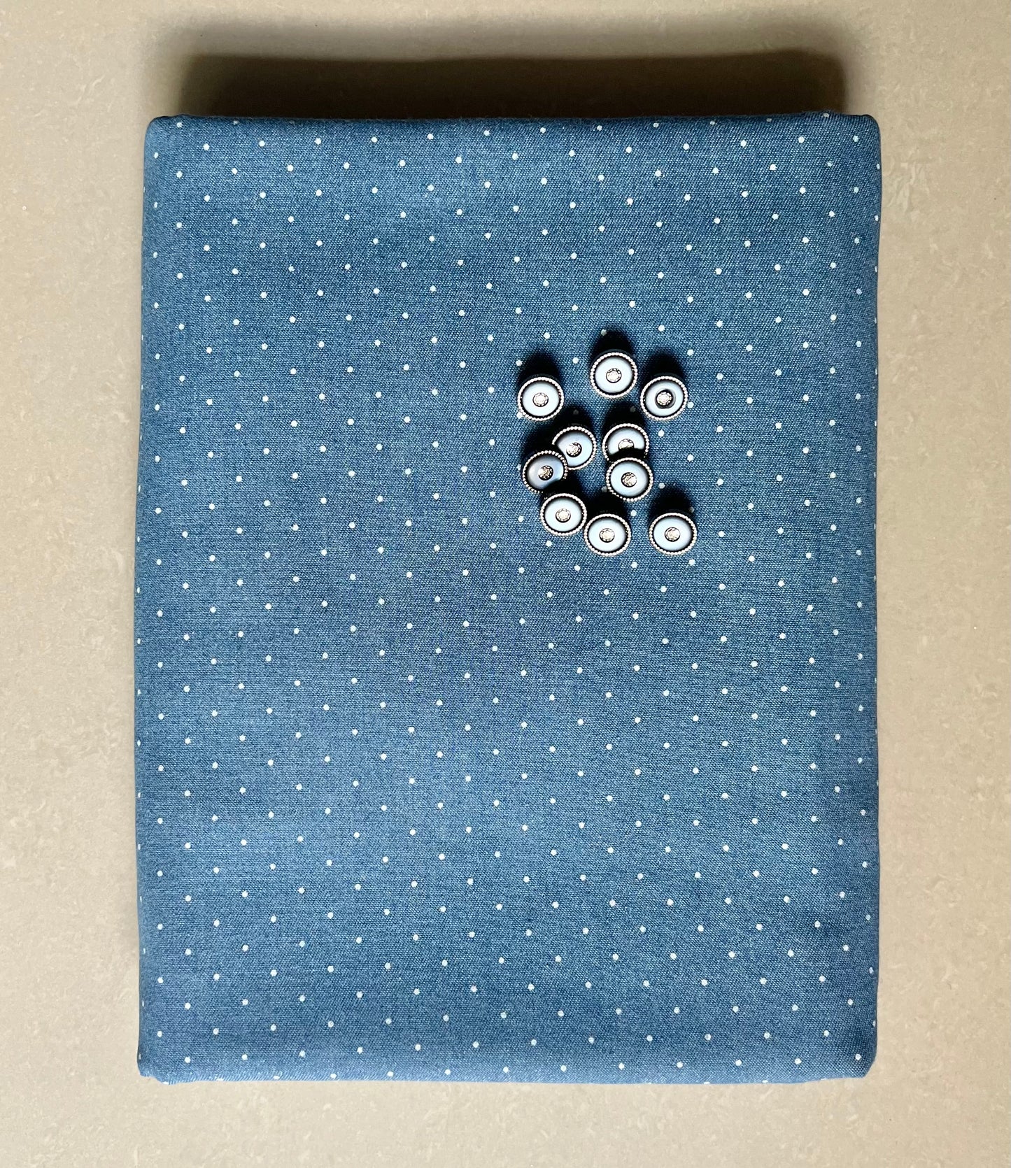 Winter Denim Coord Set Fabric - D#9