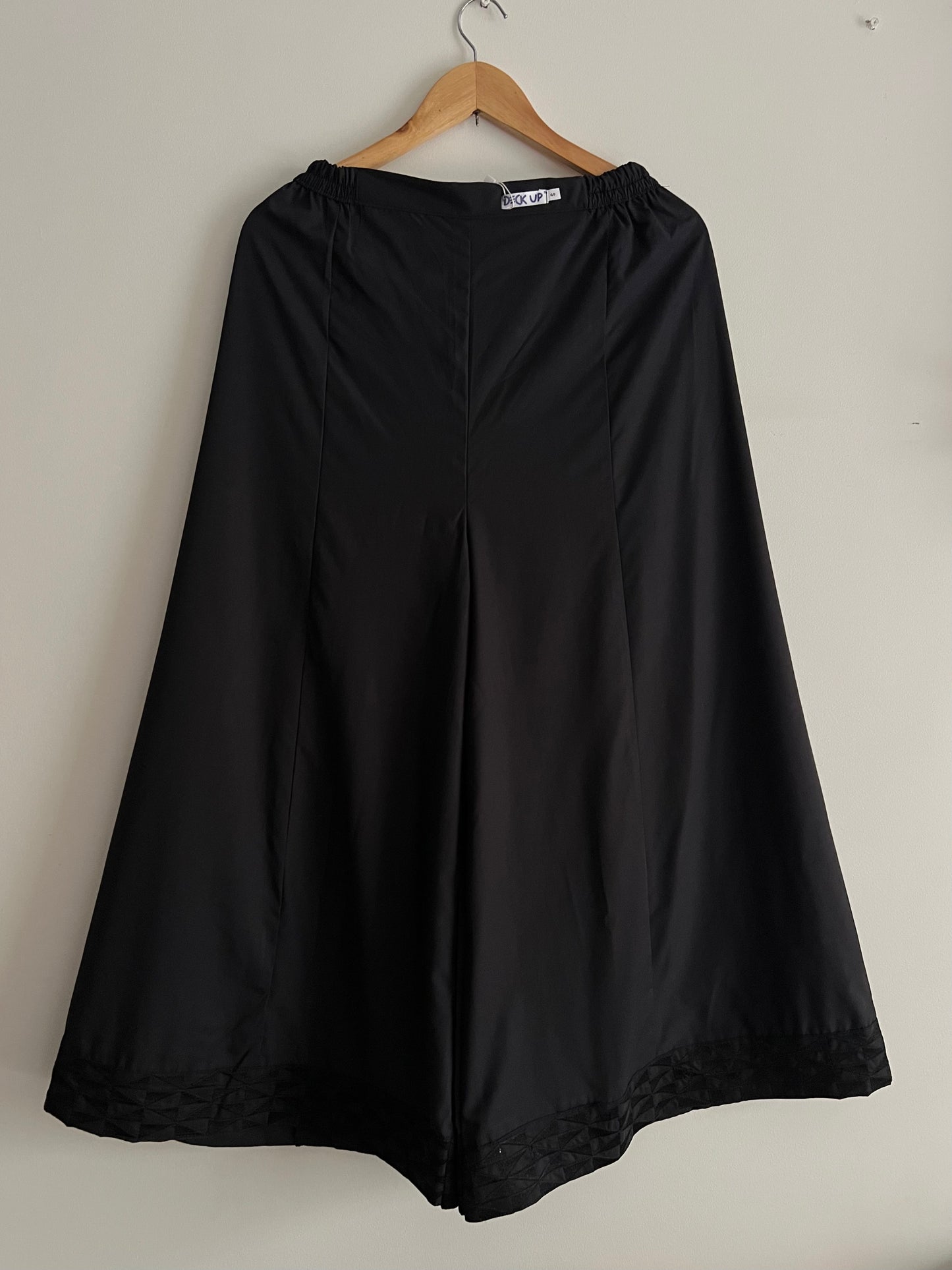 Embroidered Flared Ijaar - Black D#2