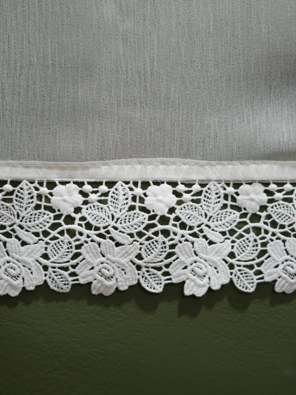 Chiffon Dupatta - White - D#10