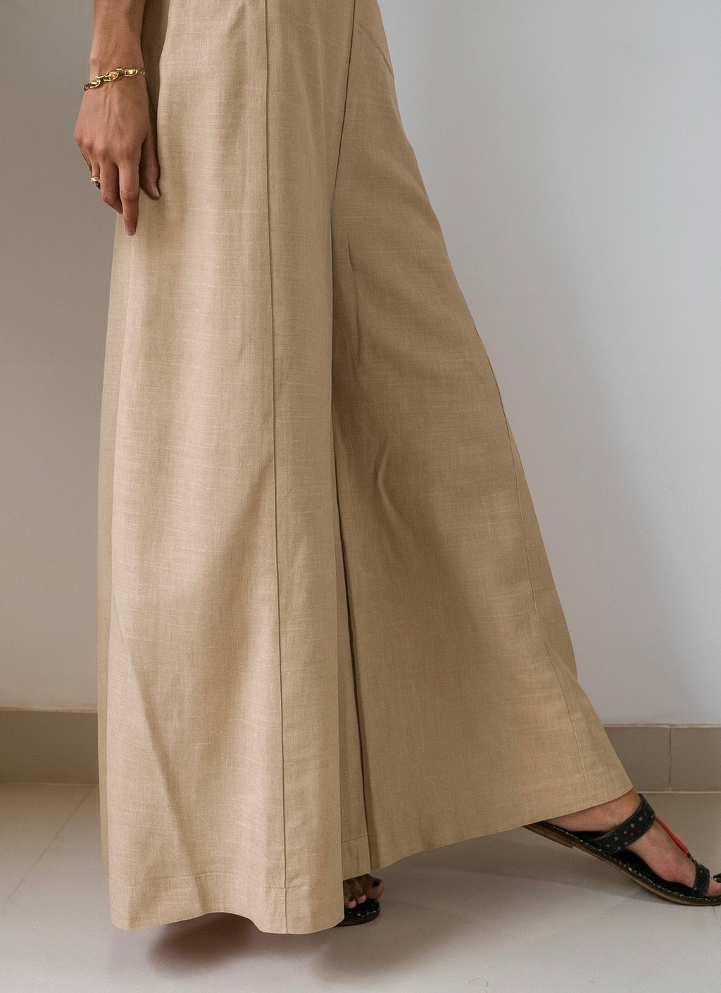 Class Khaddar Ijaar - Khaki Beige