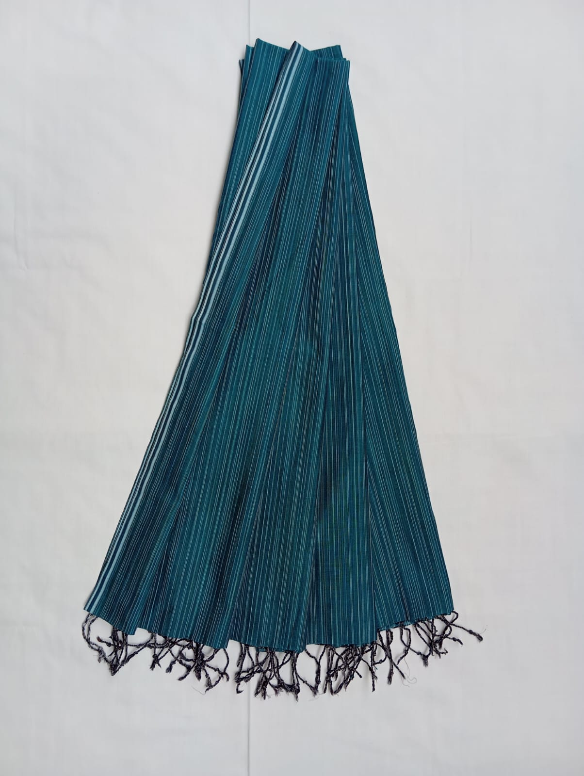 Khadi Style Dupatta - Teal