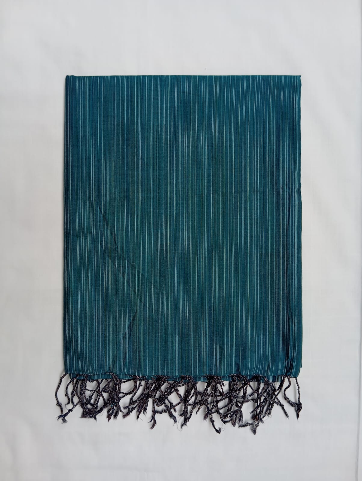 Khadi Style Dupatta - Teal