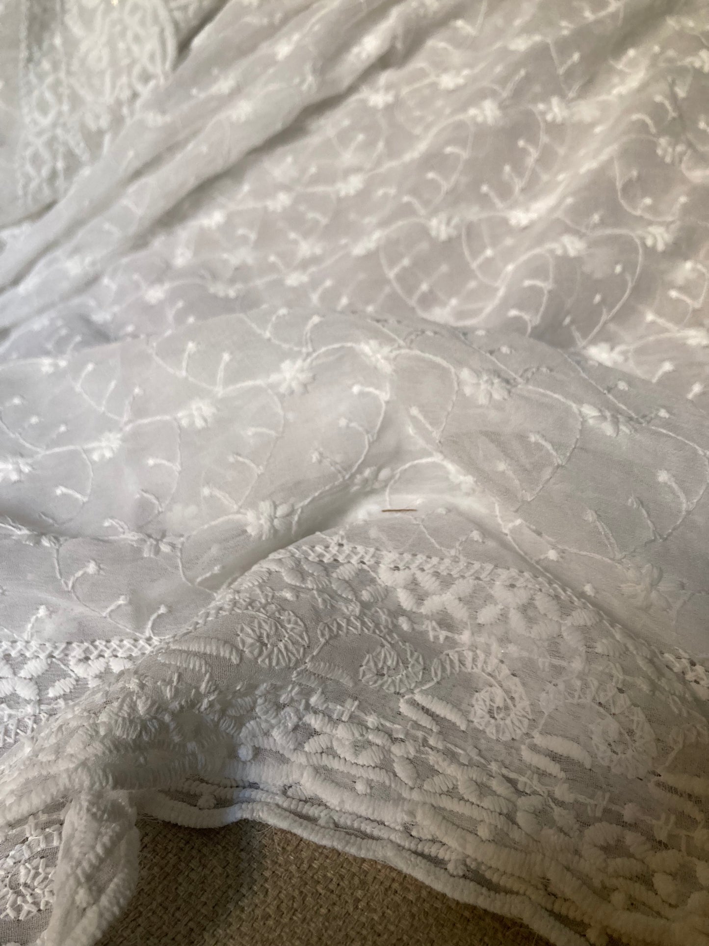 Indian Chikankari Dupatta