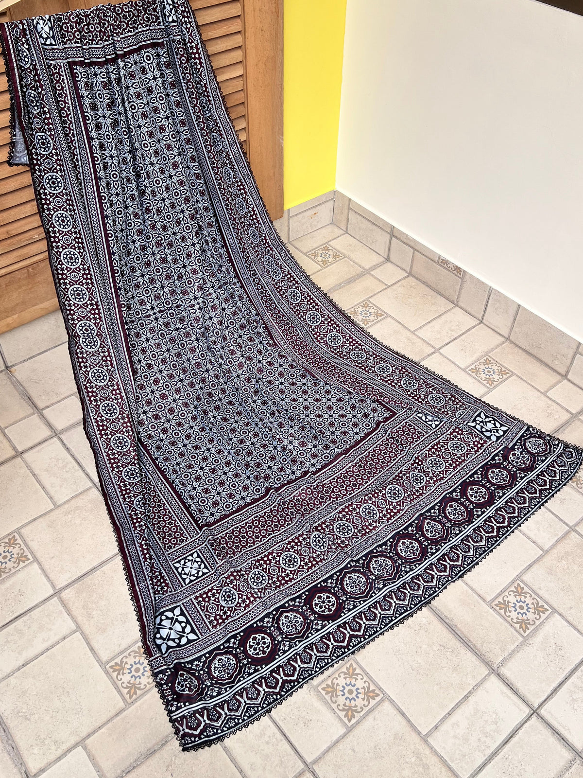 Ajrak Shawl - D#101