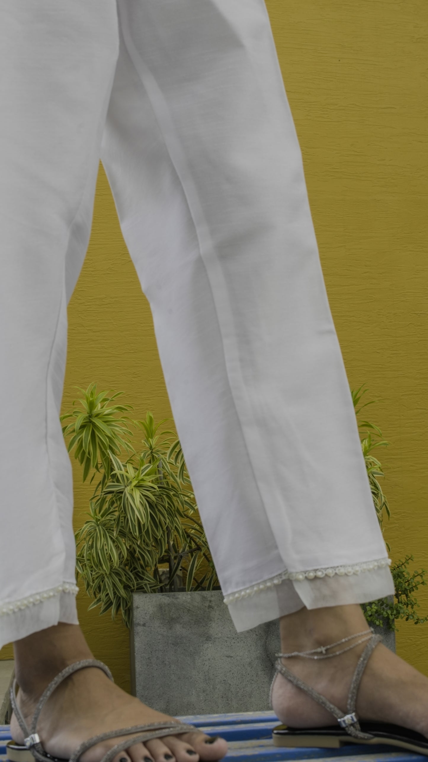 Raw Silk Trousers