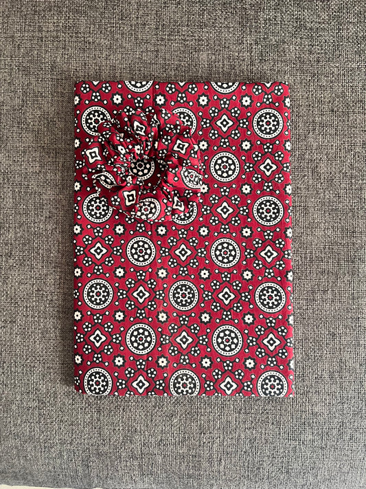 Ajrak Shirt + Scrunchie - Red