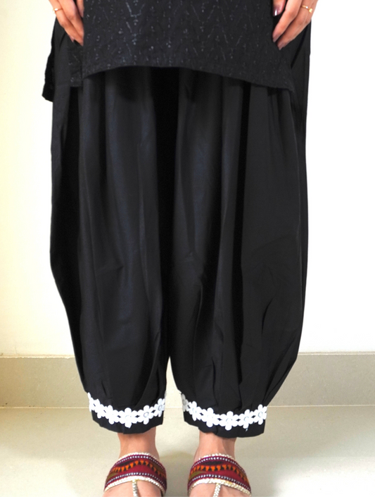 Marjina Shalwar - Black
