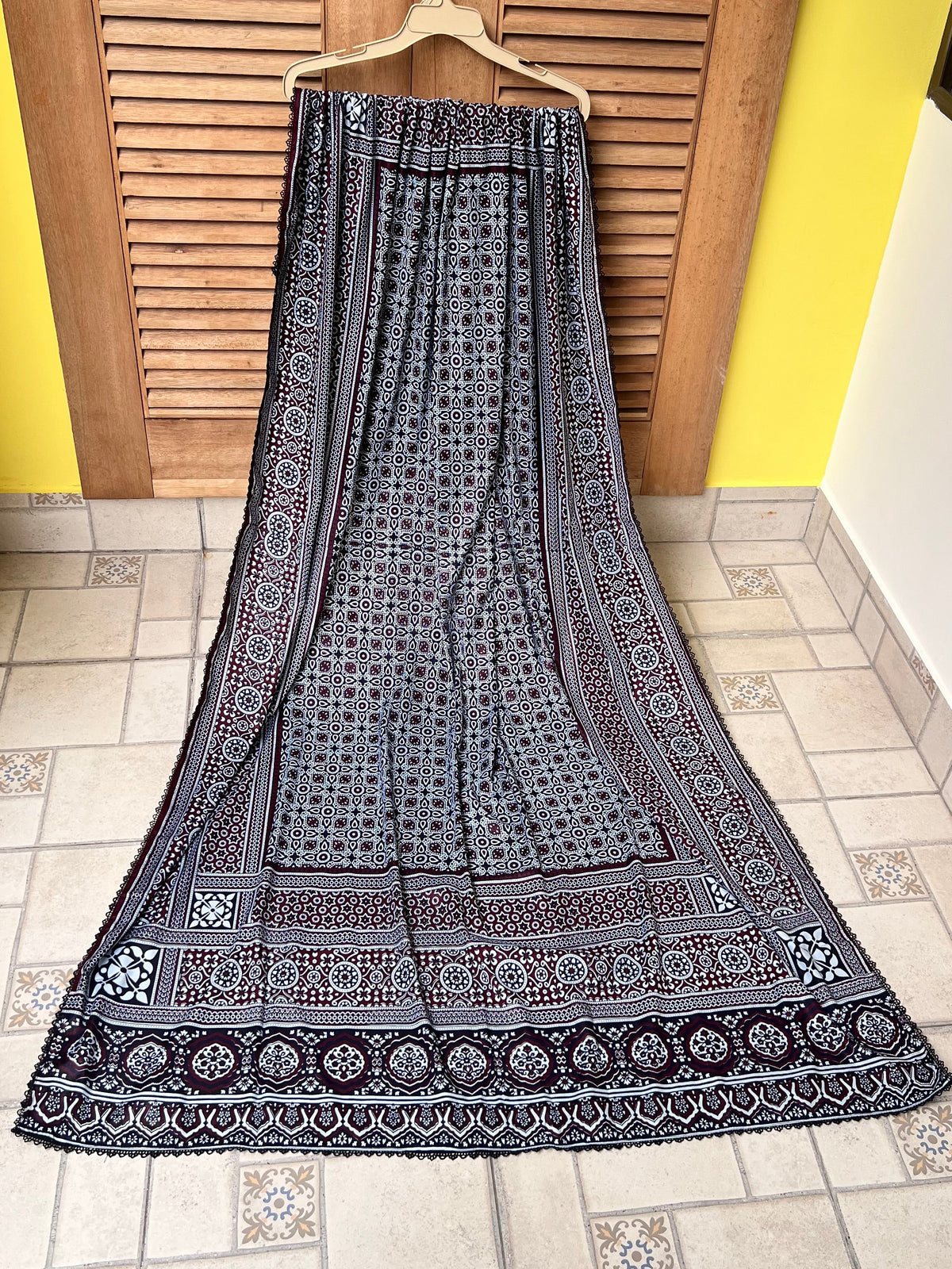 Ajrak Shawl - D#101