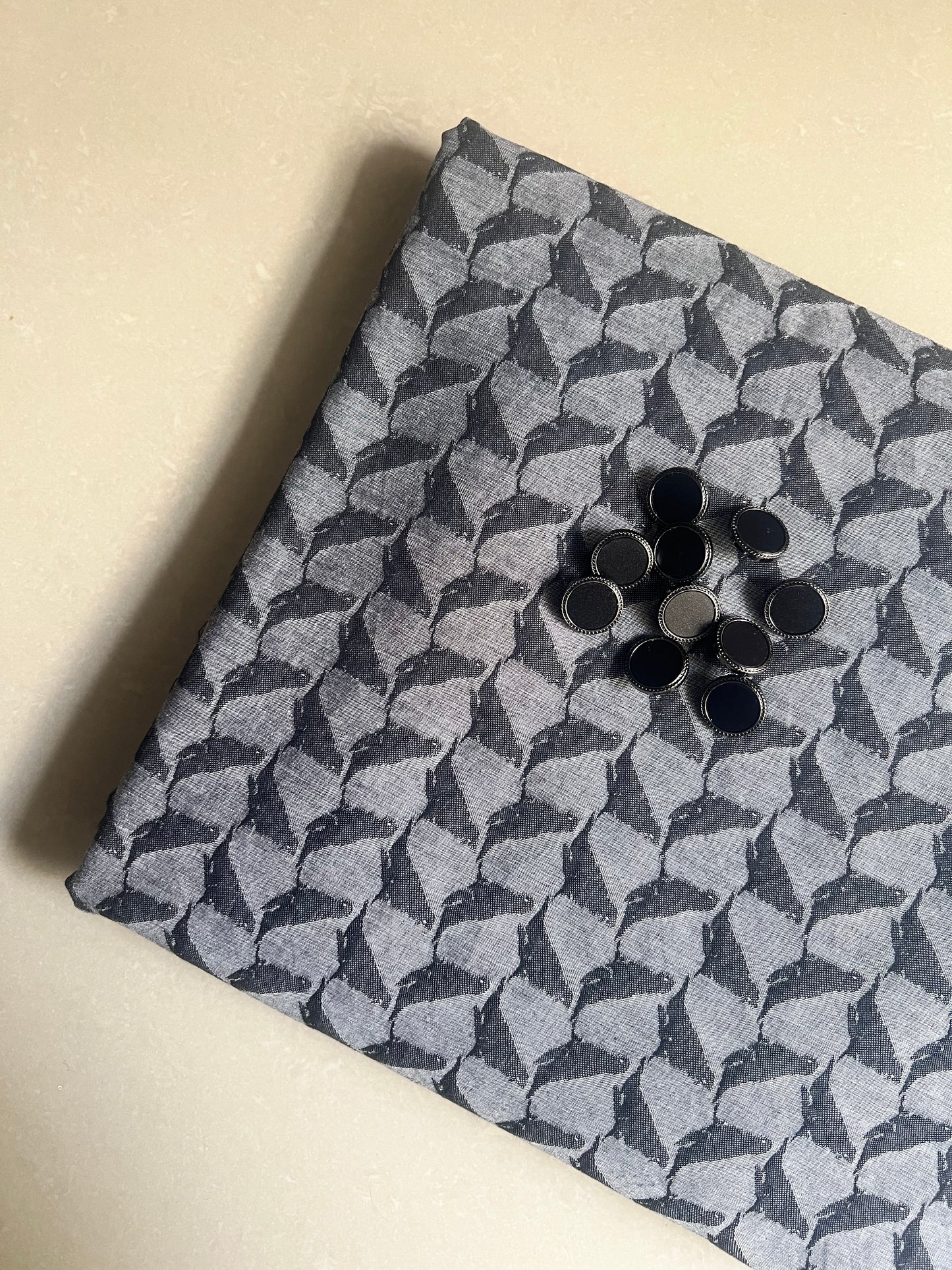 Denim Coord Set Fabric - D#25