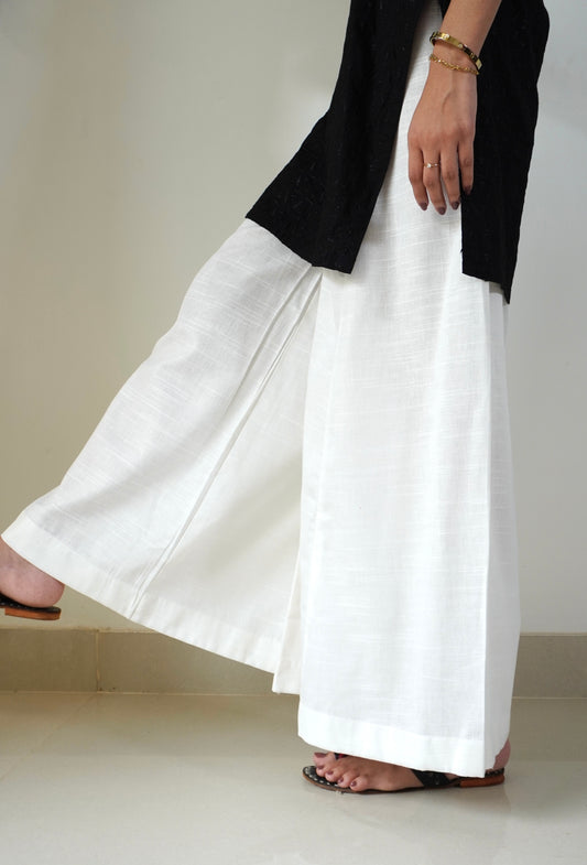 Classic Khaddar Ijaar - White
