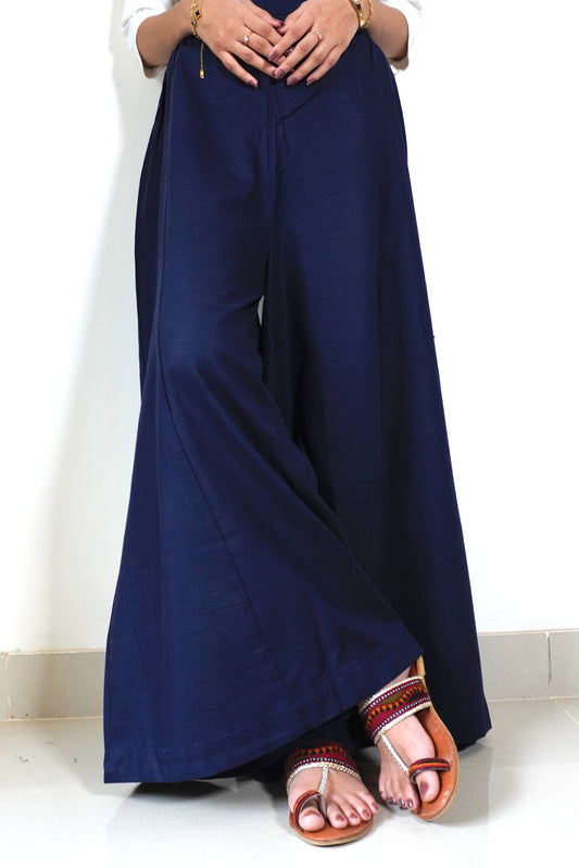 Classic Khaddar Ijaar - Navy Blue