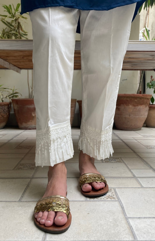 Straight Cotton Trousers