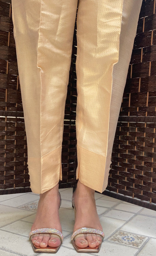 Dobby Gold Trousers