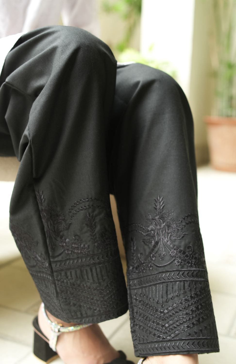 Embroidered Trousers