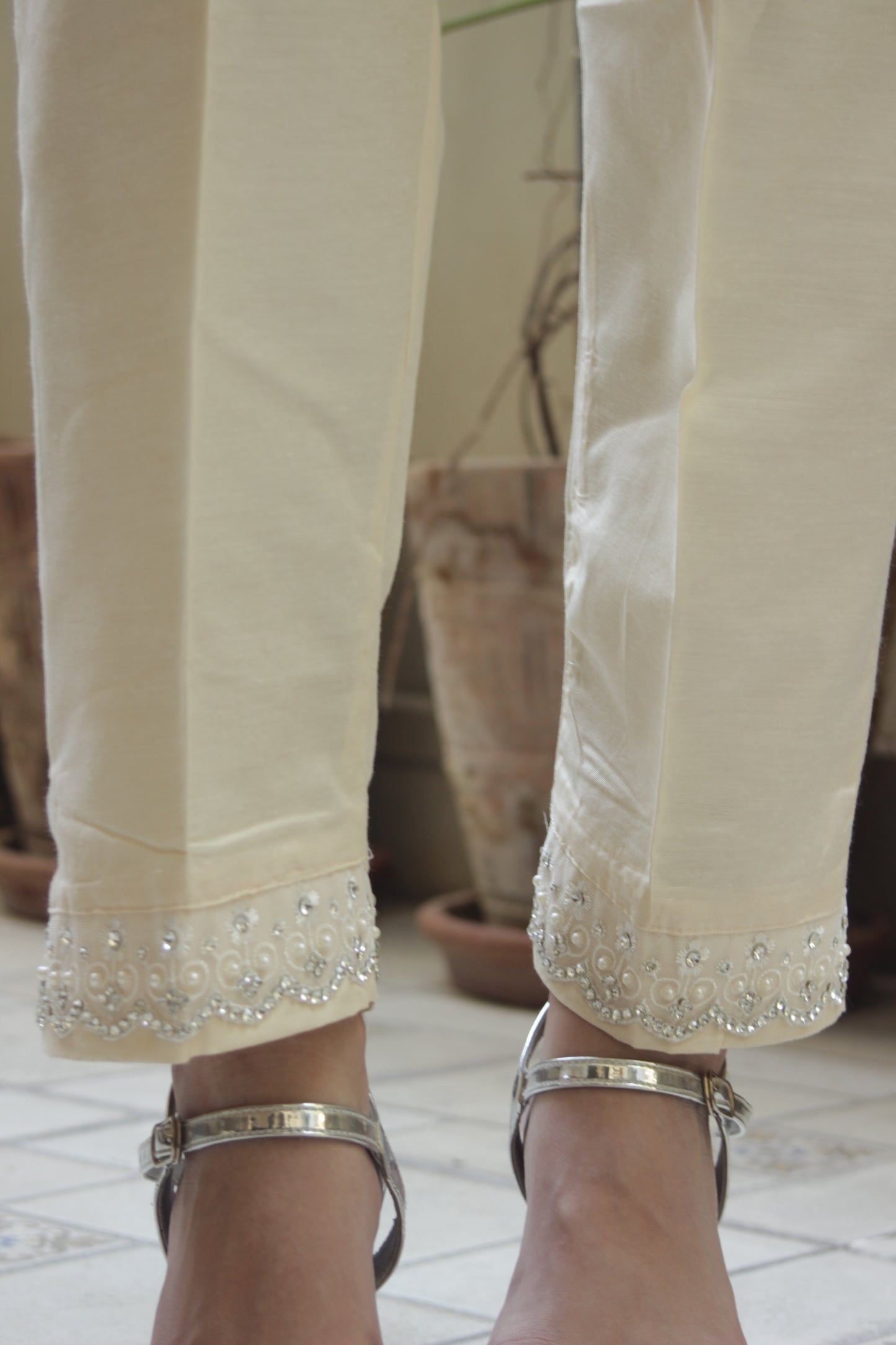 Zircon Trousers - Beige